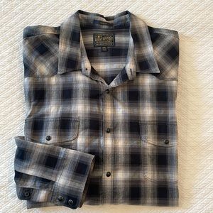 Lucky Brand Plaid Western Shirt